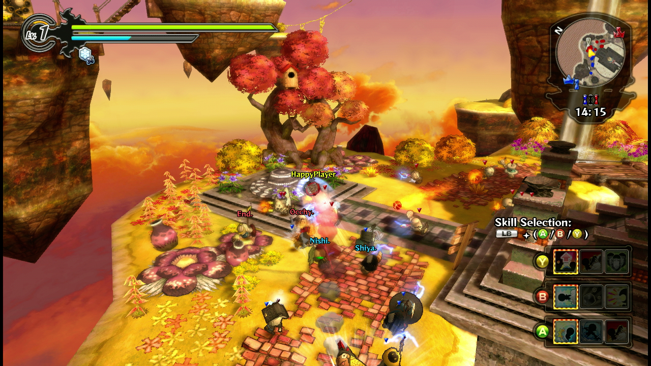 Happy Wars tuo free-to-playn Live Arcadeen