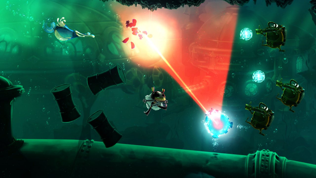 Rayman Legends heittäytyy vetiseksi