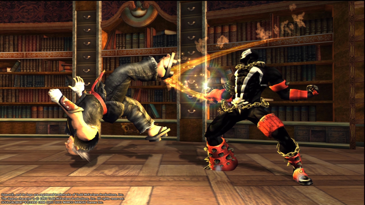 Spawn ja Heihachi ensimmäistä kertaa samaan kehään