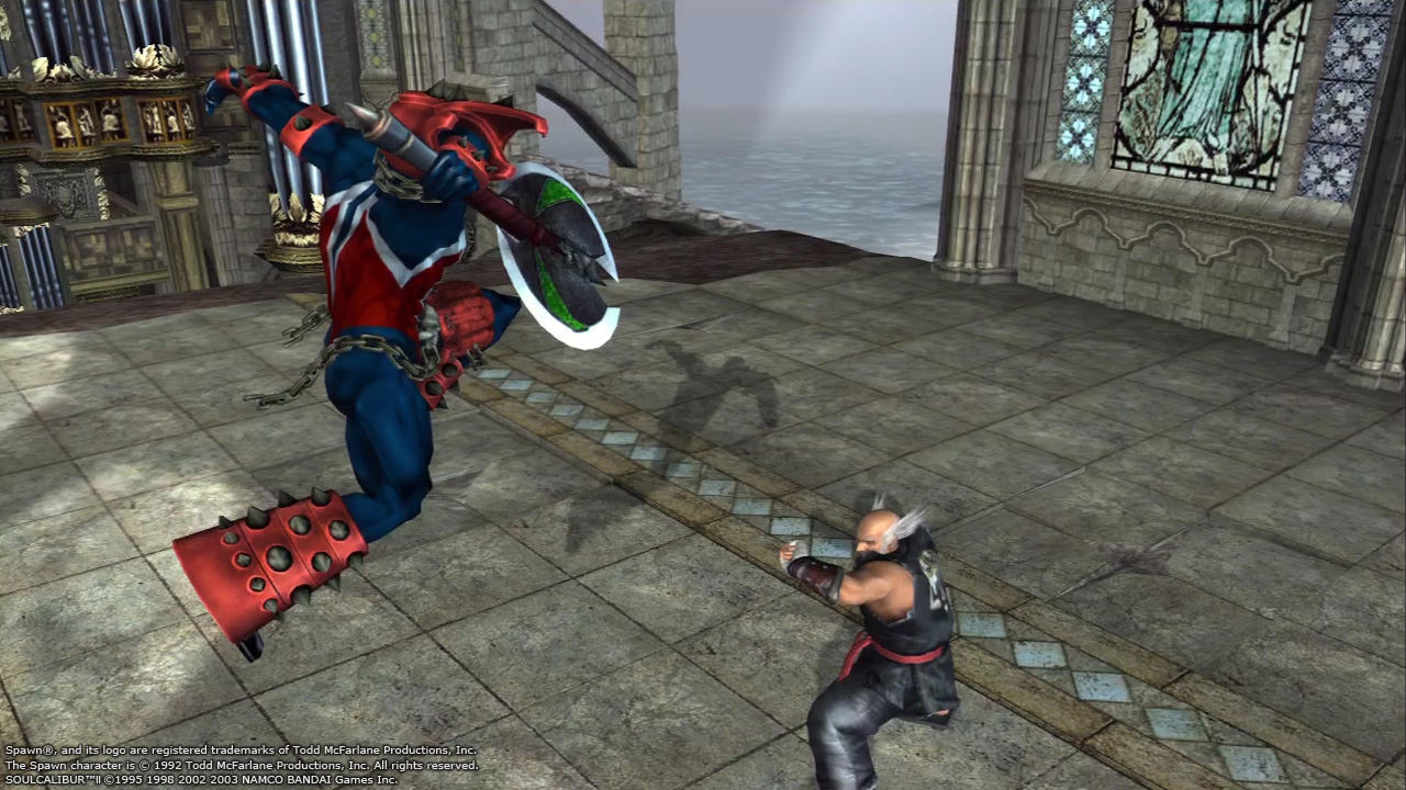 Spawn ja Heihachi ensimmäistä kertaa samaan kehään