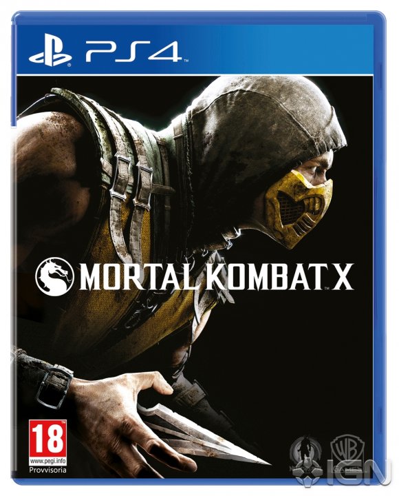 Scorpion komistaa Mortal kombat X:n kantta