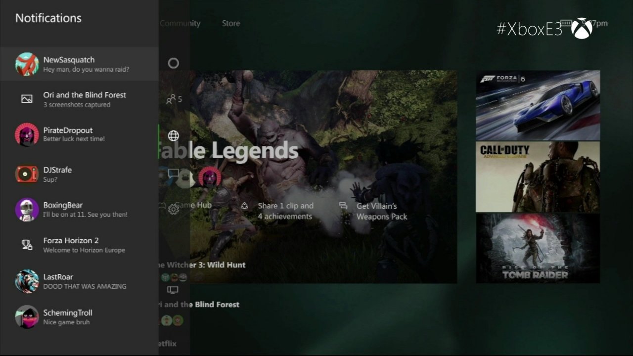 E3 2015: Xbox Onen käyttöliittymä uudistuu syksyllä