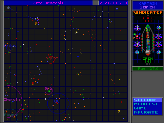 Star Control 2 - Tähtikartta