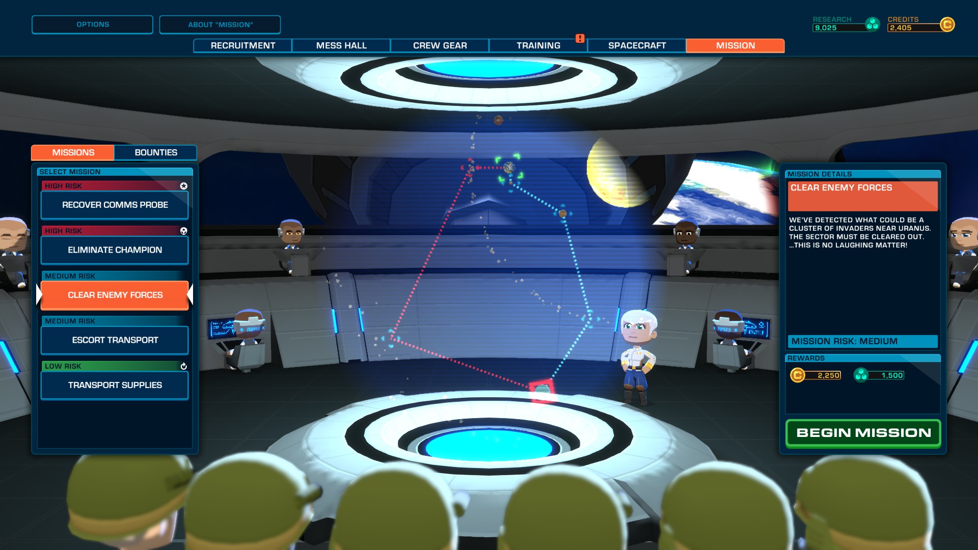 Space Crew: Tehtävät