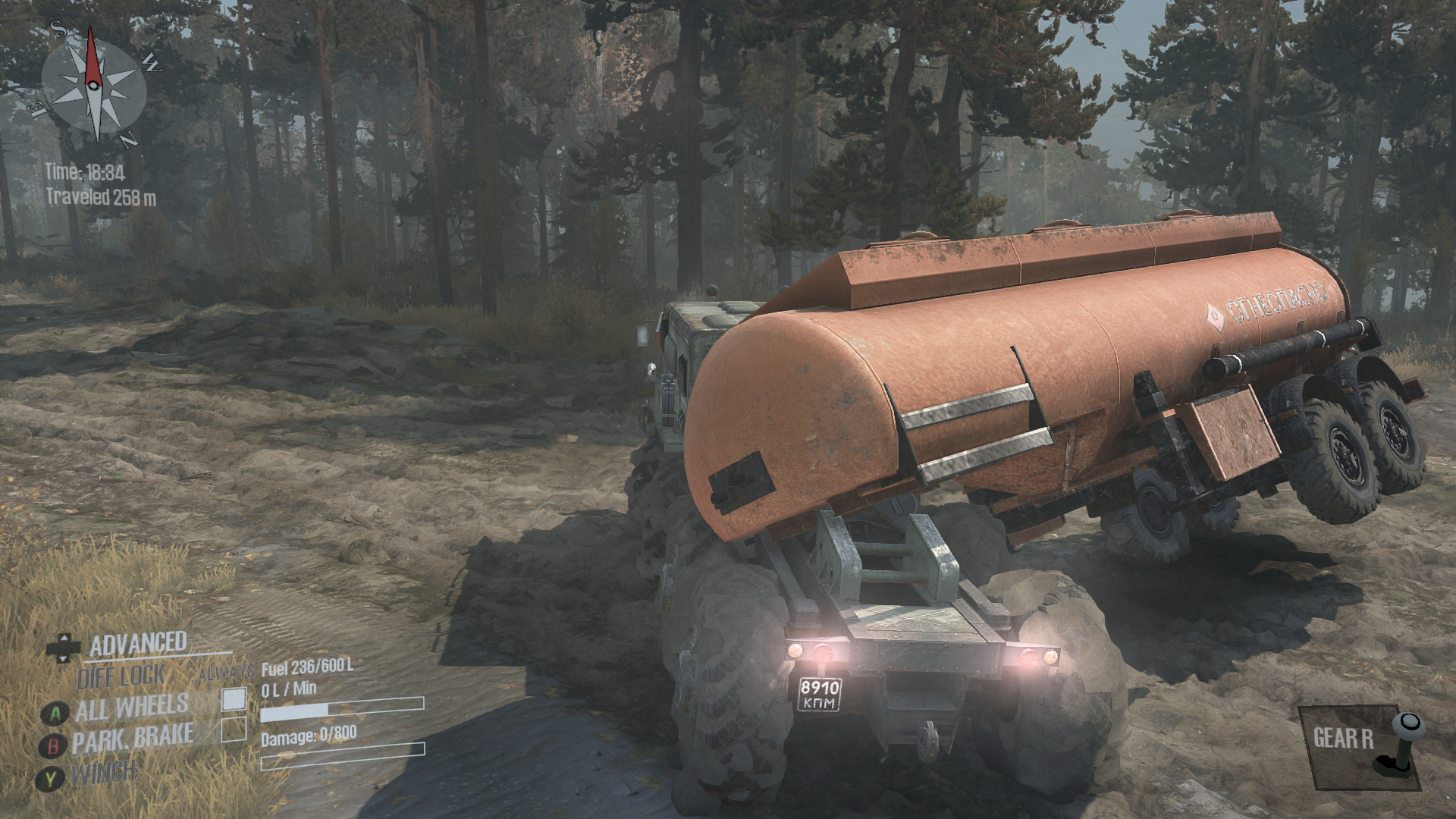 Spintires: Mudrunner: Peruutus