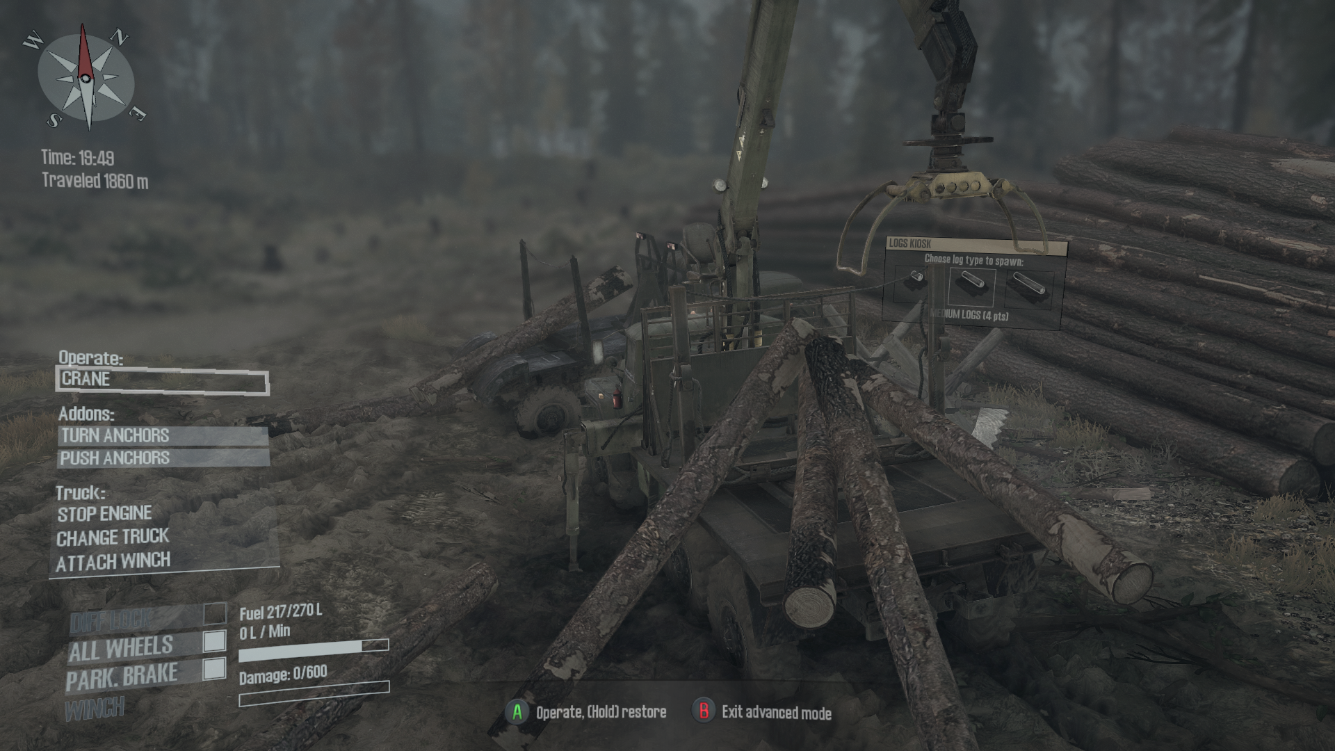 Spintires: Mudrunner: Tukit levällään