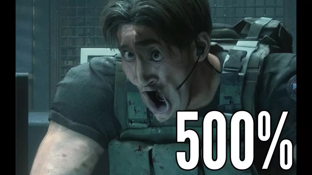 Resident Evil 3 500 prosentin kasvoanimaatioilla